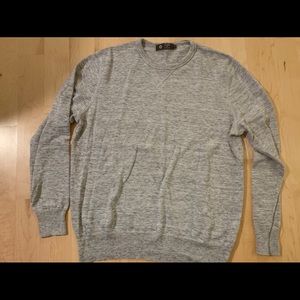 Mens jcrew light grey sweater